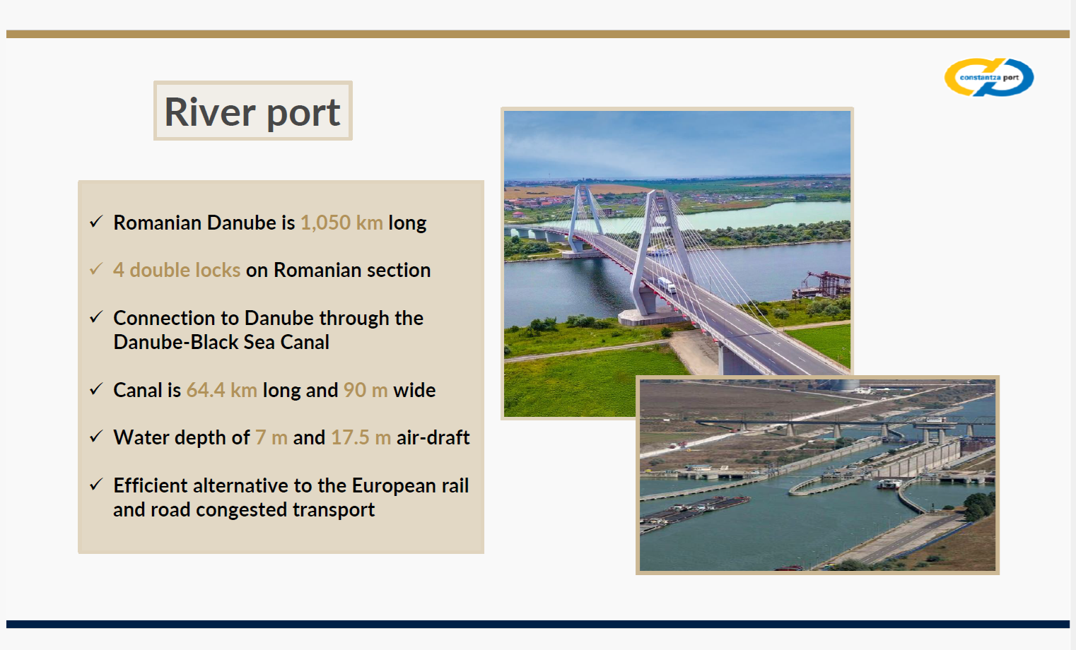 Danube River port